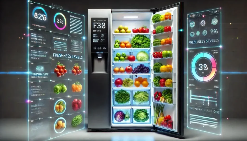 A modern Smart AI Refrigerator