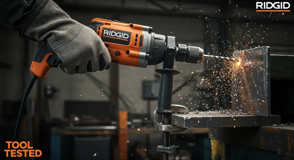 RIDGID R7111 Corded Drill Review - Powerful, NO Battery - Smart AI Gears