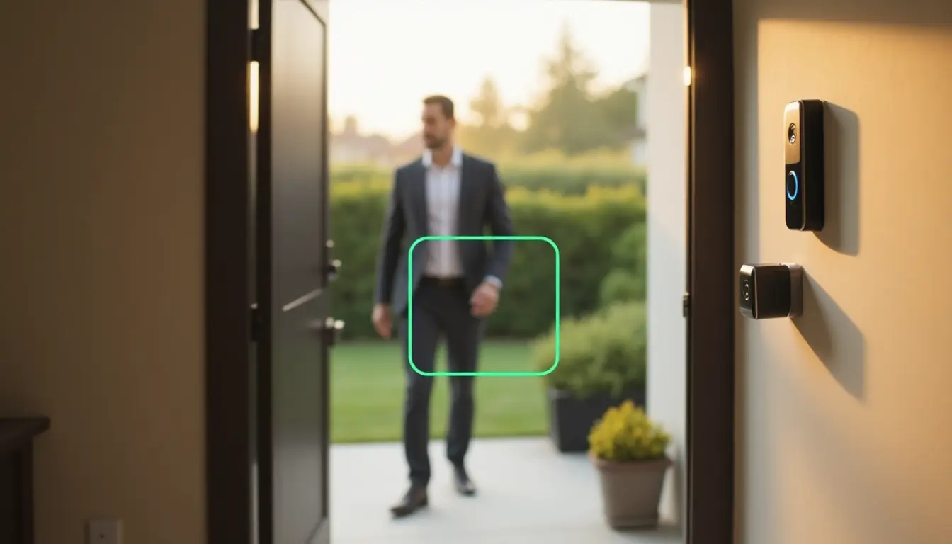 Facial Recognition Security Camera Image for smart ai gears