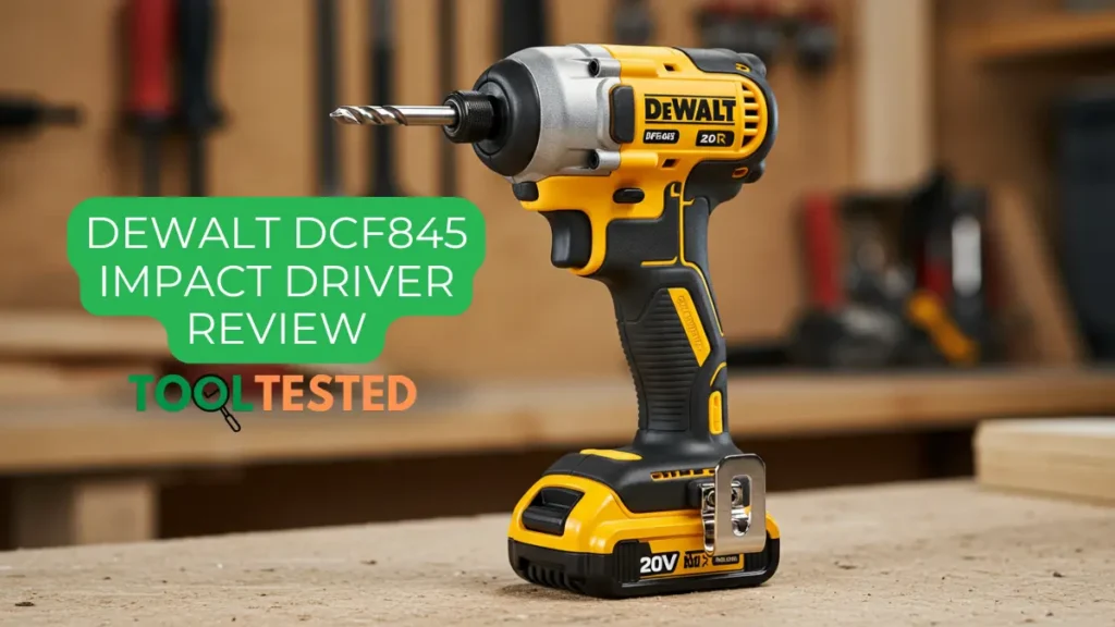 DEWALT DCF845 20V MAX Impact Driver - a compact and powerful tool for any job. Tested by Smart AI Gears