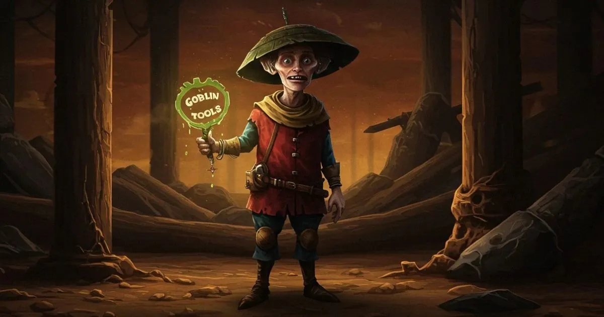 Thumbnail image for Goblin tools, the image is AI generated and the review image is uploaded on Smart AI Gears.