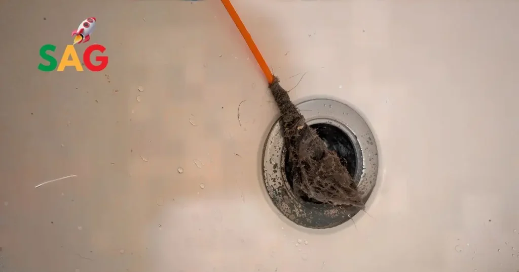 Drain Weasel Review result – hair clog removal with Drain Weasel tool | Tool Tested