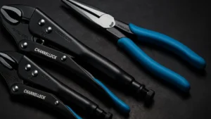 Channel Lock Locking Pliers new collection showcased on a workbench - Smart AI Gears