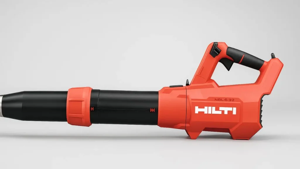 Close-up of Hilti NBL 6-22 cordless blower tool
