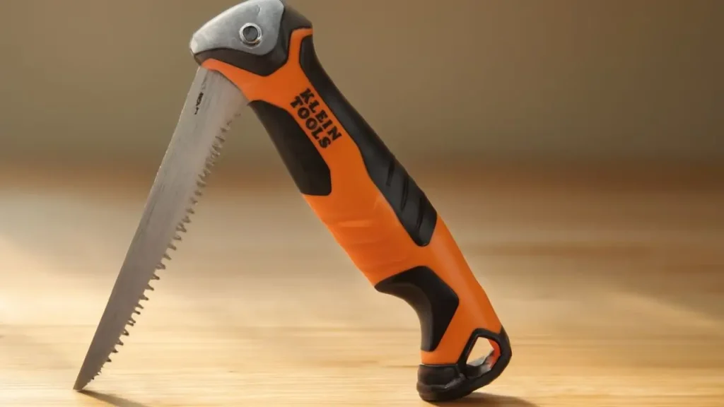 Klein Tools 31737 Folding Drywall Saw – A precision tool for professionals, reviewed for optimal performance in drywall cutting.
