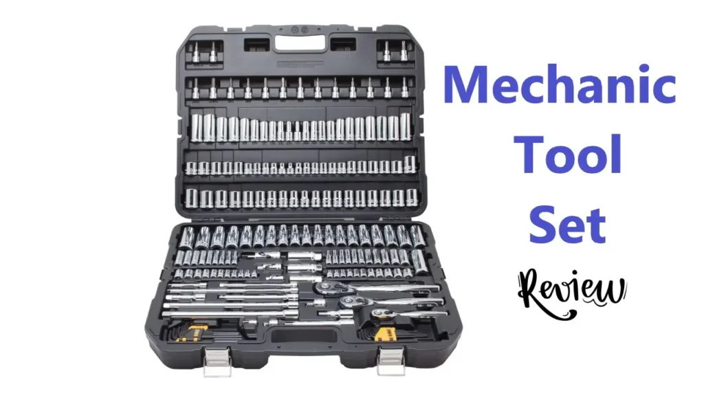 A full view of the DEWALT 192-piece mechanic tool set inside its case, showing all sockets, ratchets, and accessories. Reviewed by Smart AI Gears.