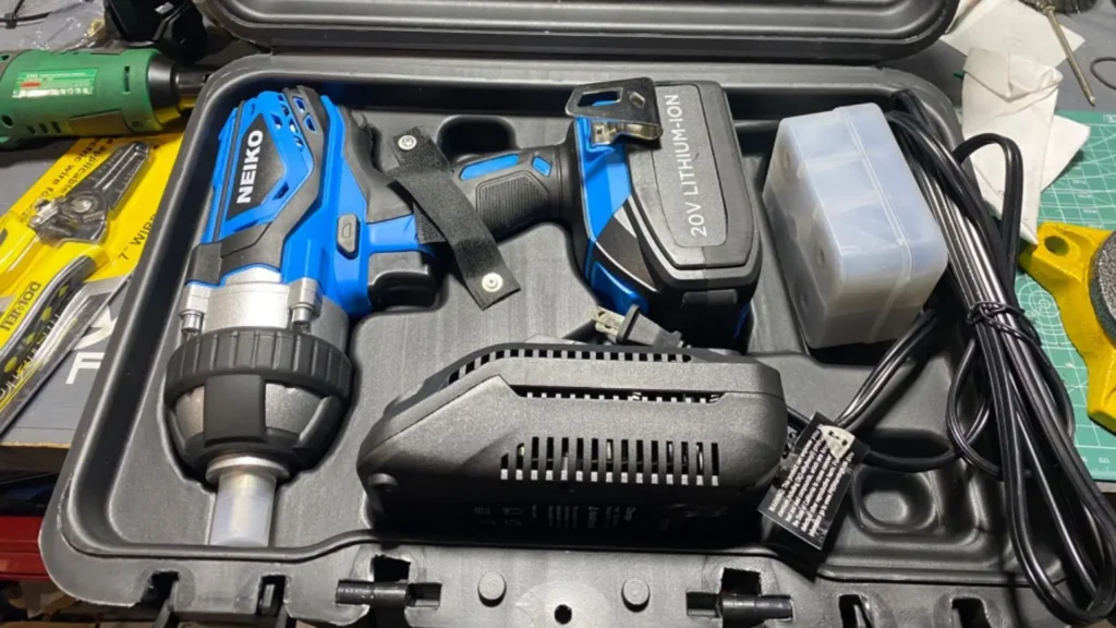 NEIKO 20V lithium-ion battery and fast charger