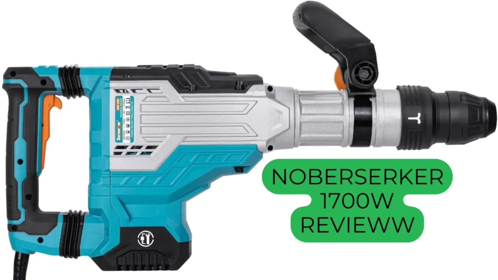 A professional side view of the Berserker 1700W Demolition Hammer featured on Smart AI Gears.