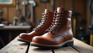 King Welt boots featuring full-grain leather and a durable sole, ideal for demanding job sites. Reviewd at Smart AI Gears.